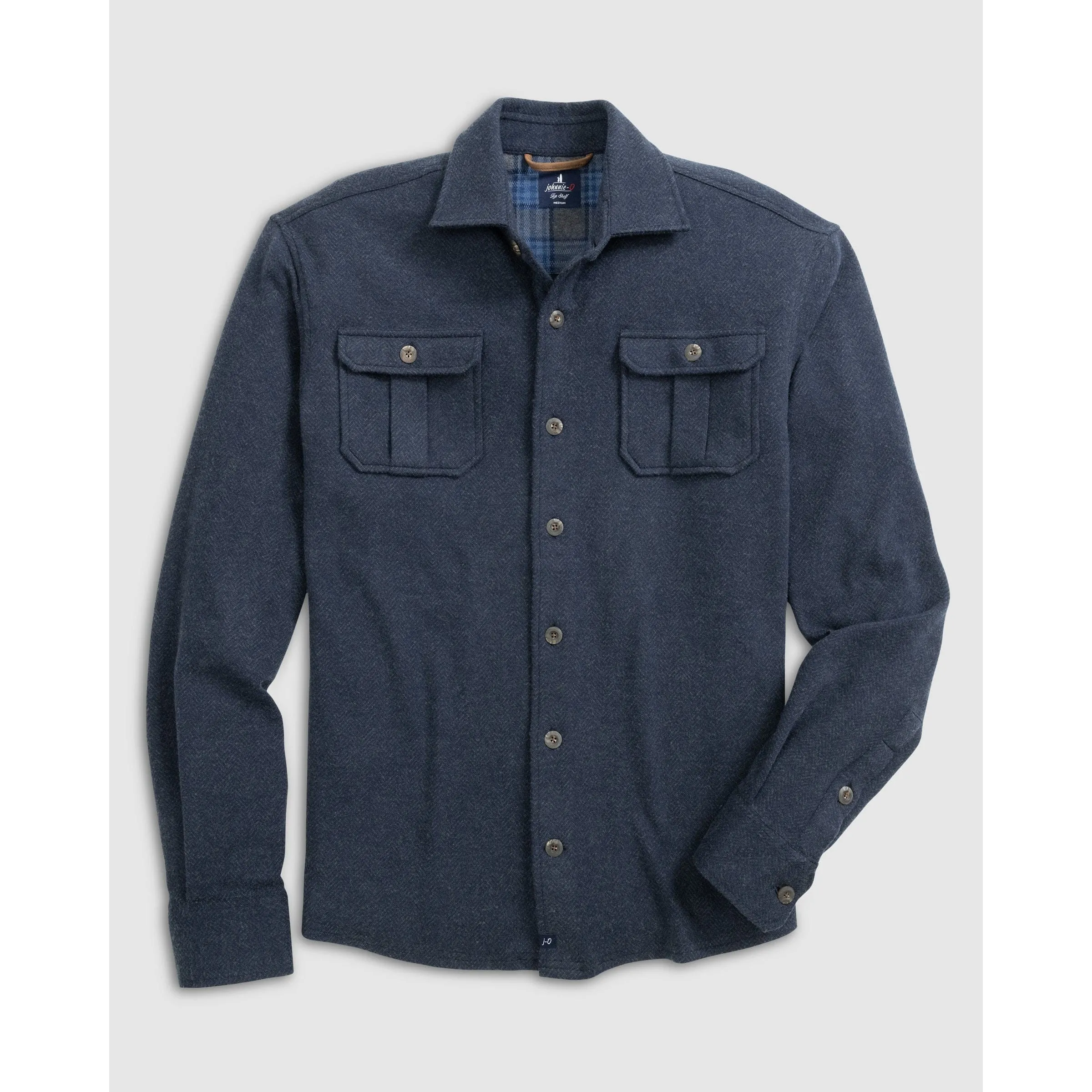 BRIGGS BERRINGBONE OVERSHIRT