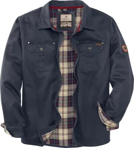 Legendary Whitetails Journeyman Shirt Jacket, Flannel Lined Shacket for Men, Water-Resistant Coat Rugged Fall Clothing