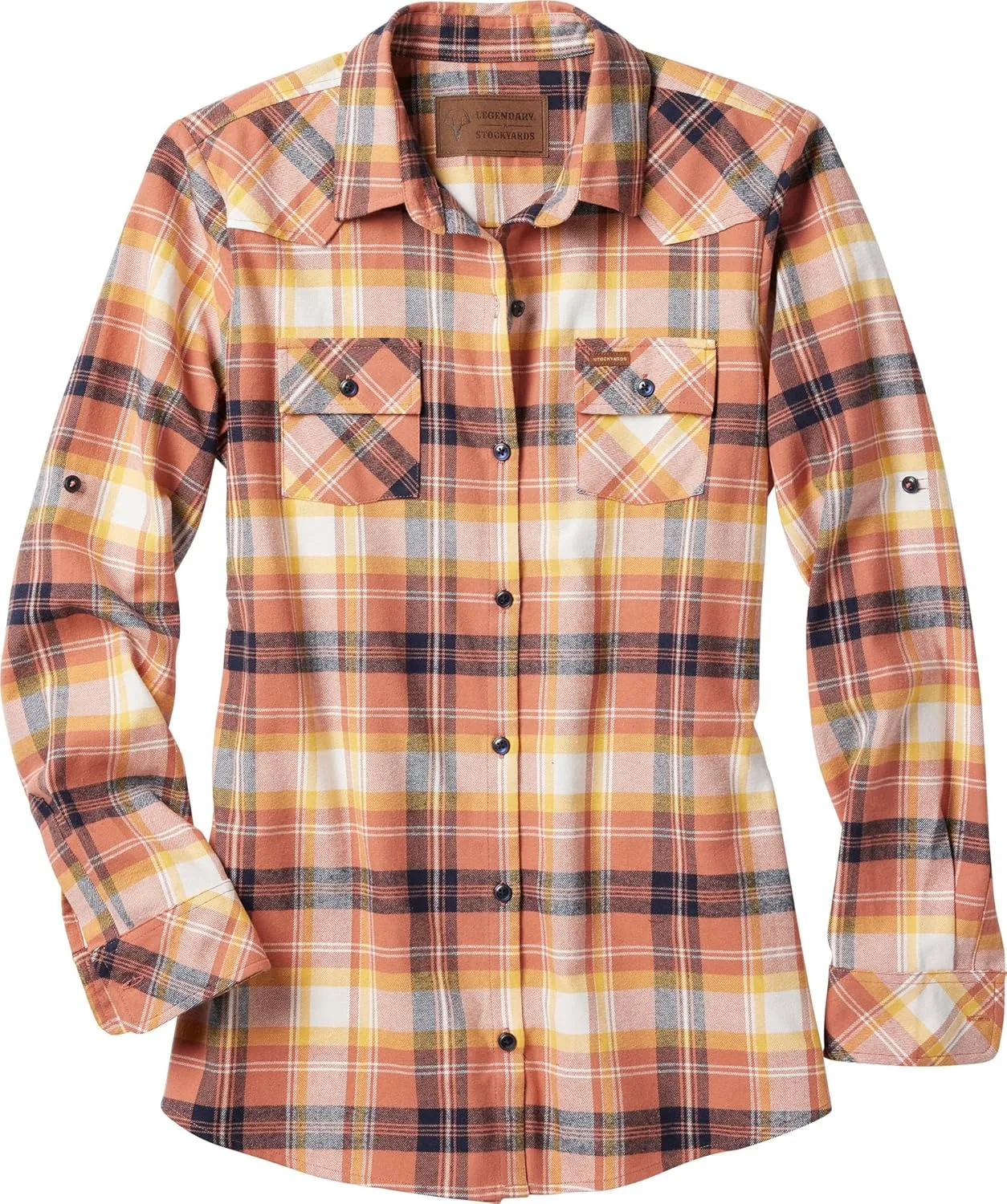 Legendary Whitetails Women's Stockyards Plaid Flannel Shirt