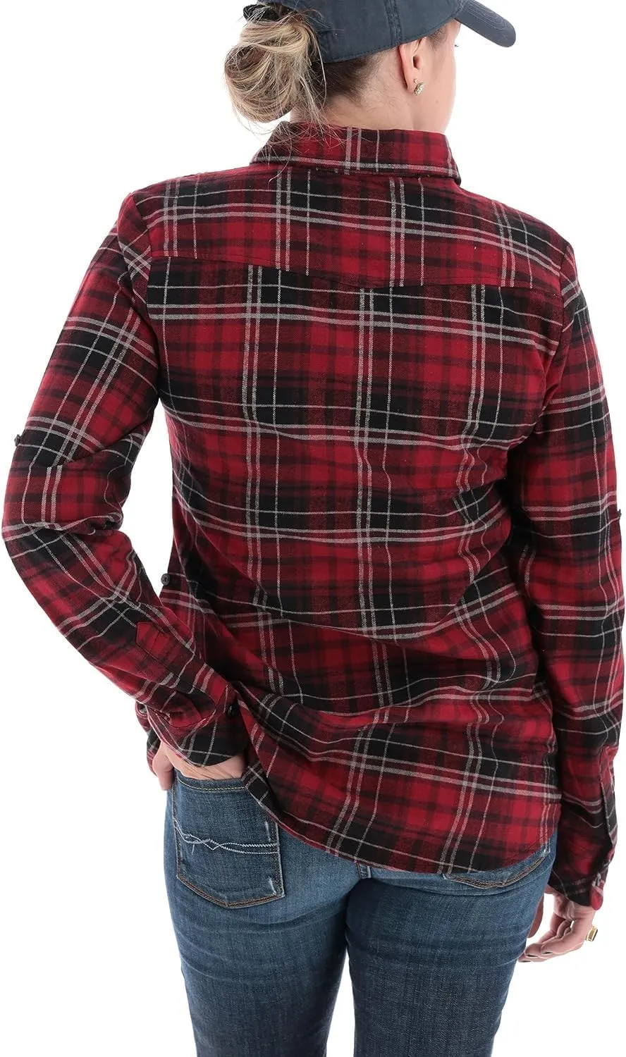 Legendary Whitetails Women's Stockyards Plaid Flannel Shirt