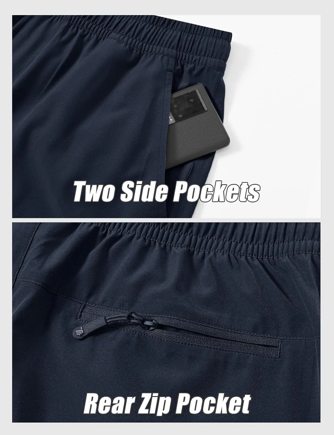 Rdruko Men's Sweatpants Lightweight Quick Dry Workout Joggers Running Gym Athletic Track Pants with Pockets
