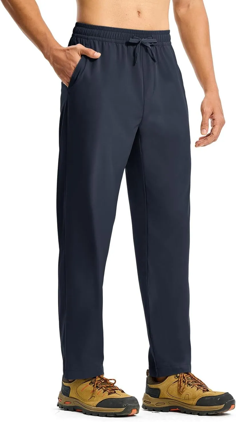 Rdruko Men's Sweatpants Lightweight Quick Dry Workout Joggers Running Gym Athletic Track Pants with Pockets