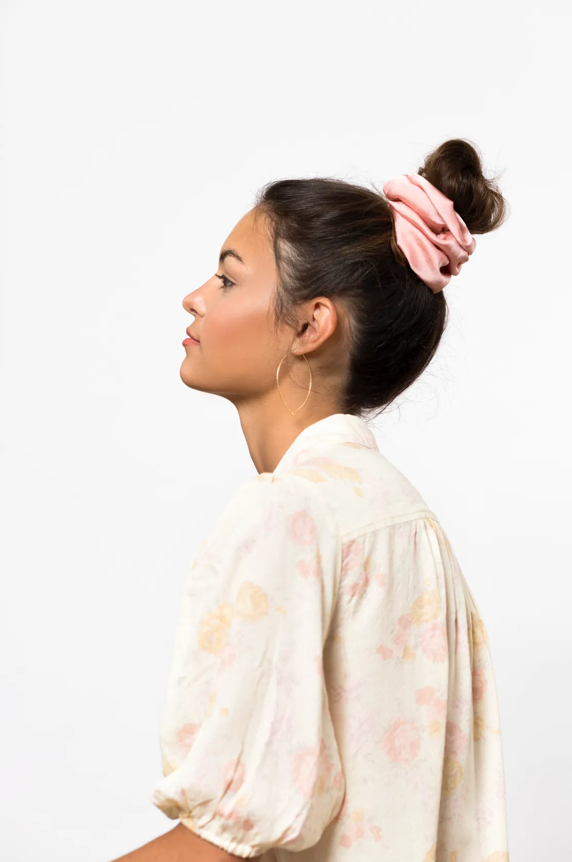 Ruffle Silk Series Scrunchie | Silky Satin Chiffon | Luxury Designer Hair Scrunchies | Handmade