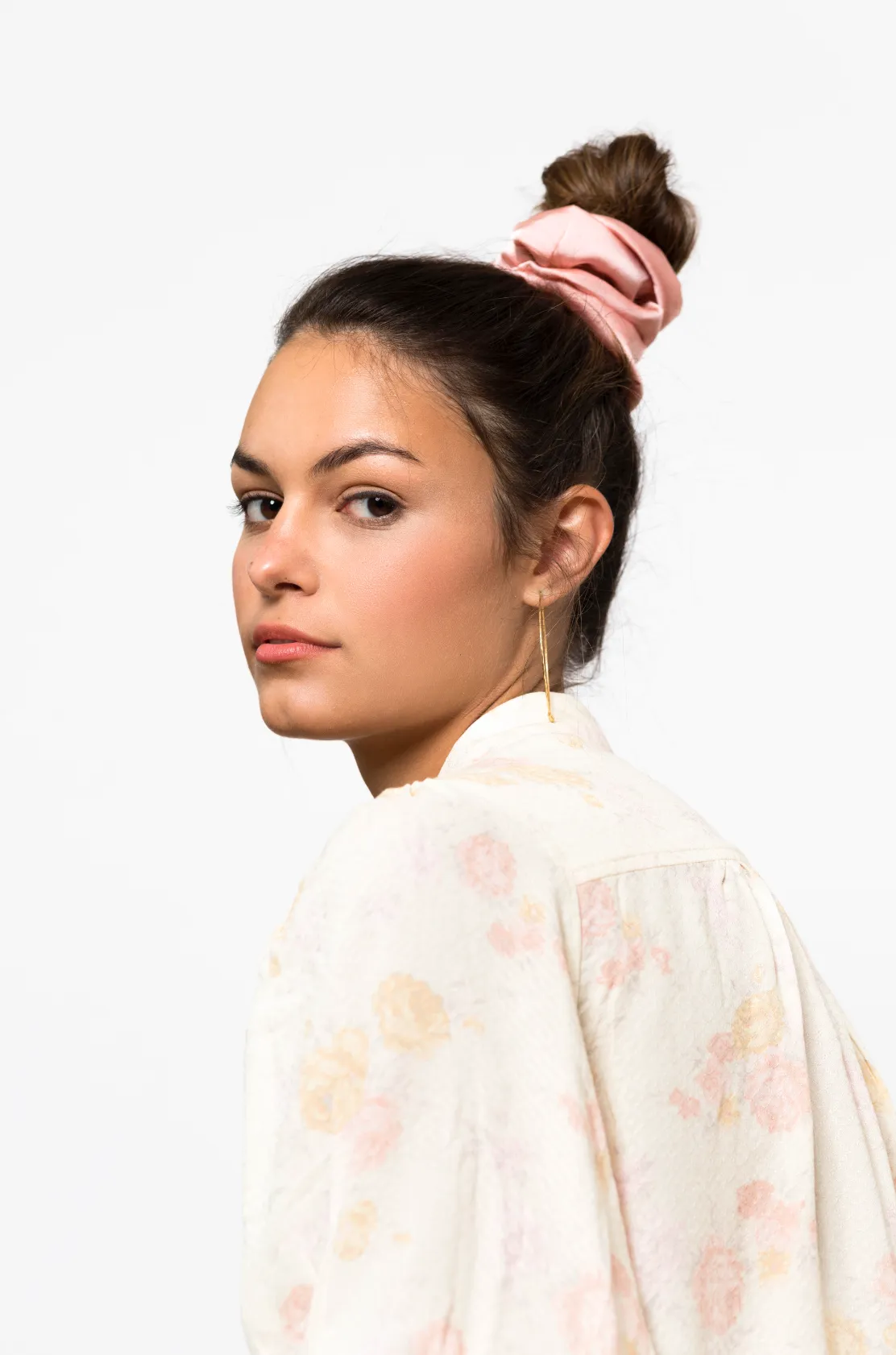 Ruffle Silk Series Scrunchie | Silky Satin Chiffon | Luxury Designer Hair Scrunchies | Handmade