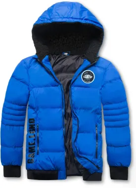 SNOW DREAMS Boys Spring Winter Coat Waterproof Puffer Fall Jacket Hooded Warm for Kids Outerwear Parka