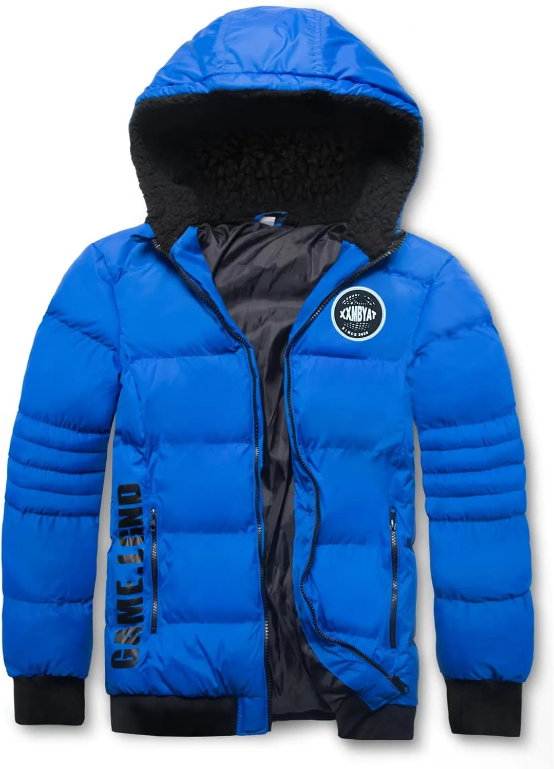 SNOW DREAMS Boys Spring Winter Coat Waterproof Puffer Fall Jacket Hooded Warm for Kids Outerwear Parka