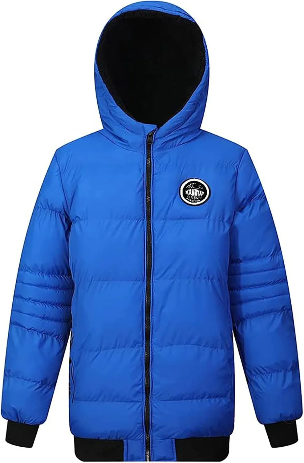 SNOW DREAMS Boys Spring Winter Coat Waterproof Puffer Fall Jacket Hooded Warm for Kids Outerwear Parka