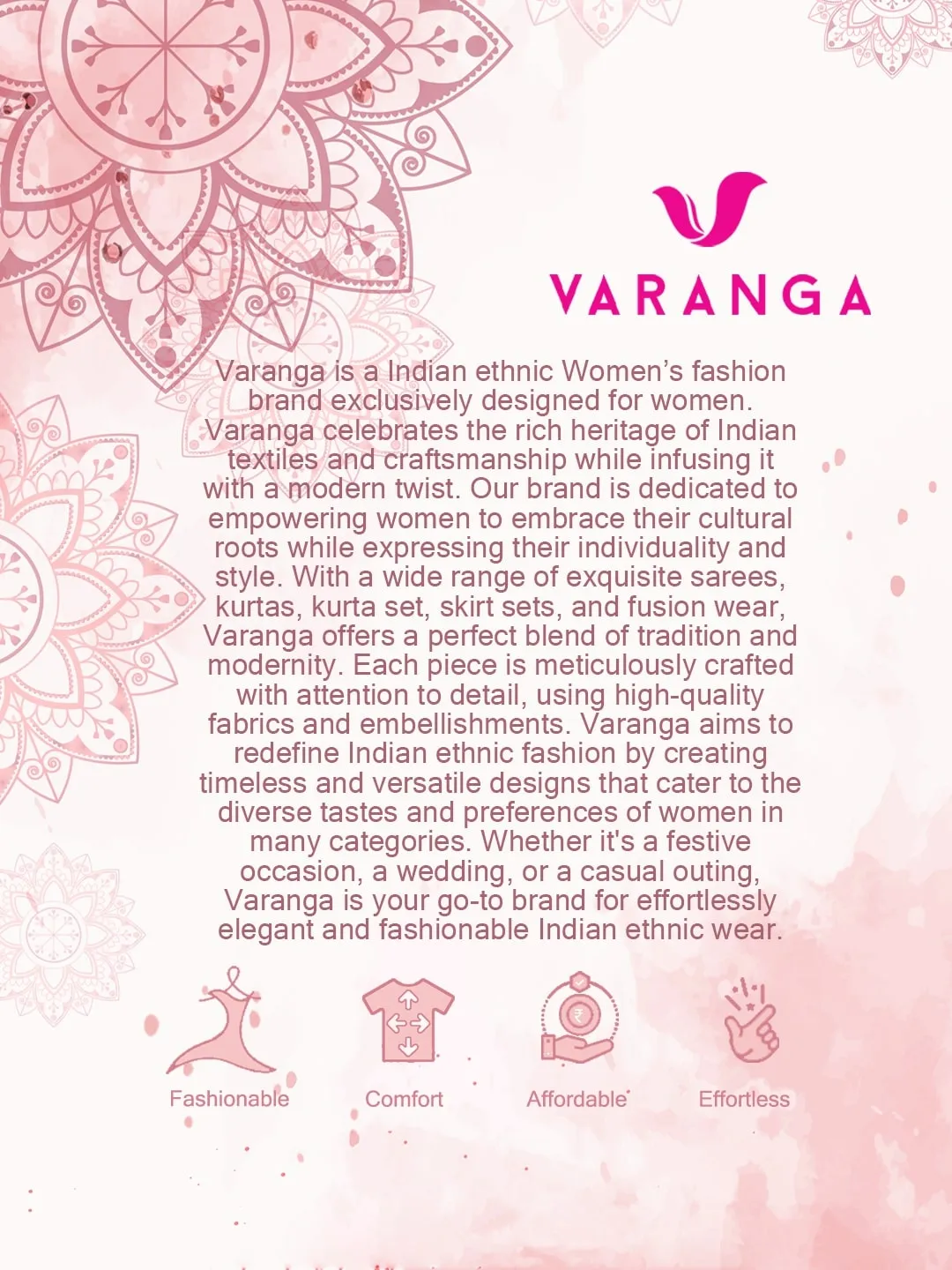 Varanga Black Silk Ethnic Palazzos