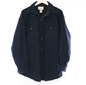 VINTAGE USN US NAVY CPO  KAMP-IT FLANNEL SHIRT 1960'S
